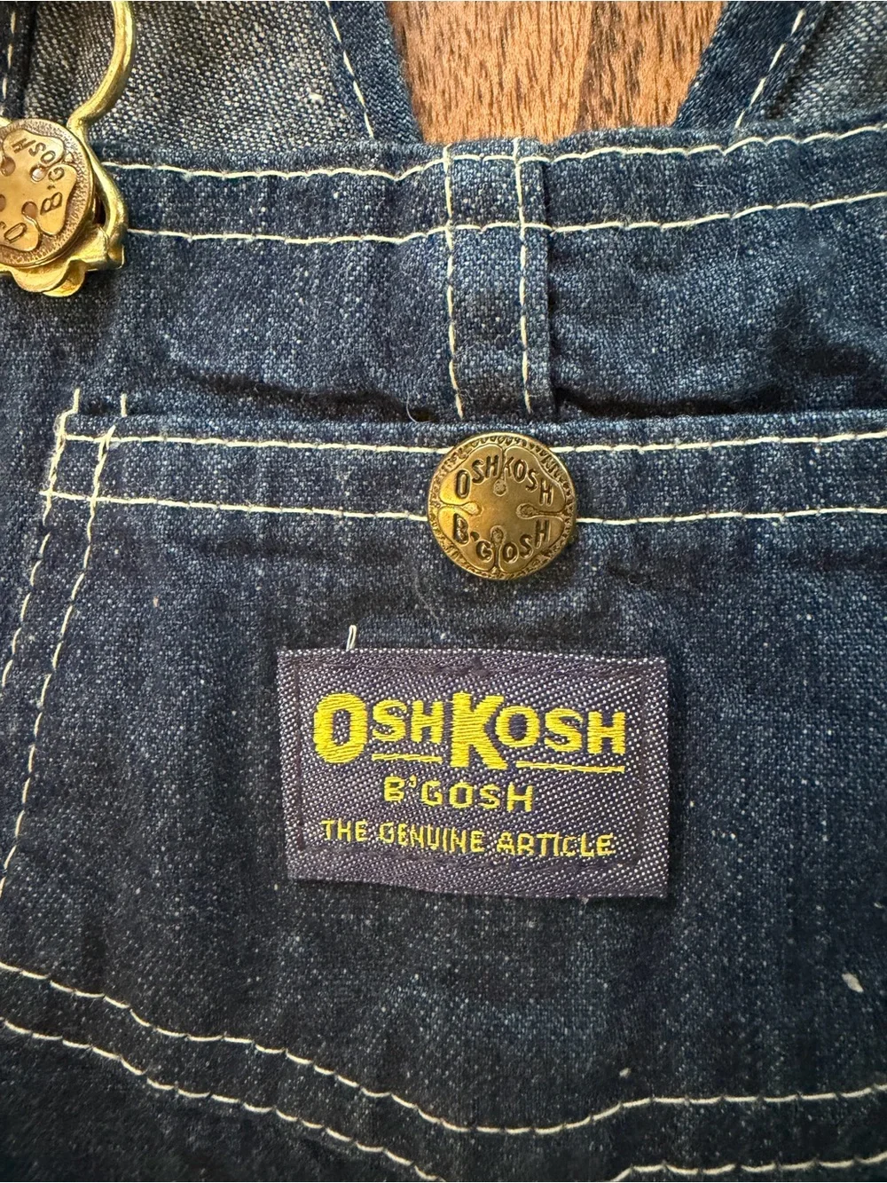 Vintage OshKosh B’Gosh Vestbak Shortalls — Made in USA — Original Tags